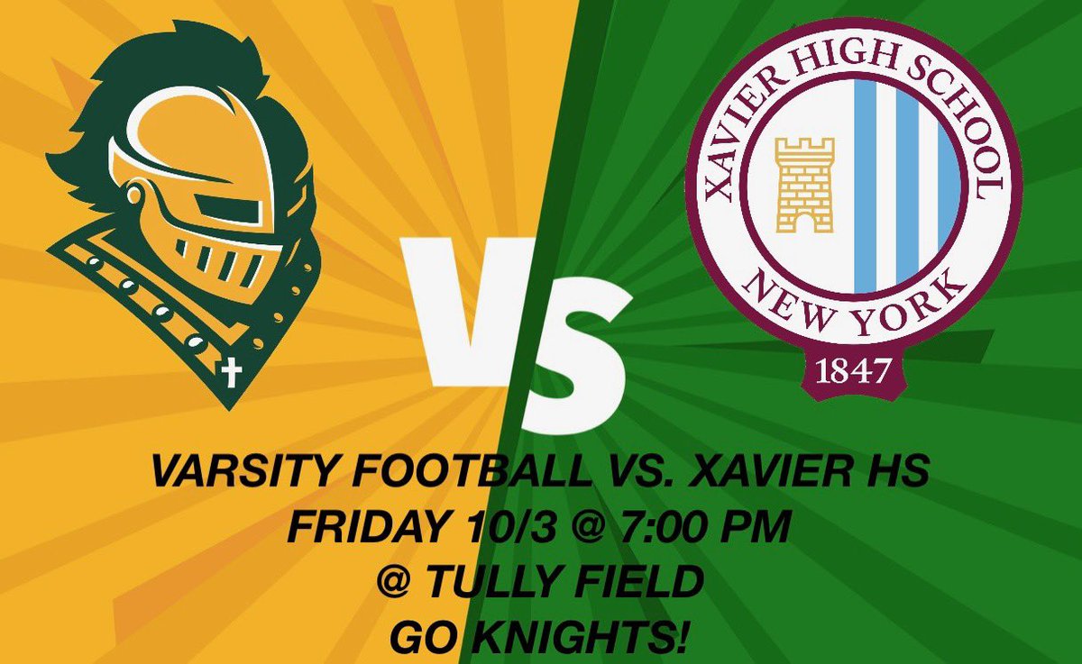 Friday Night Lights ! Please come out tonight and support our Varsity Football team. GO KNIGHTS!