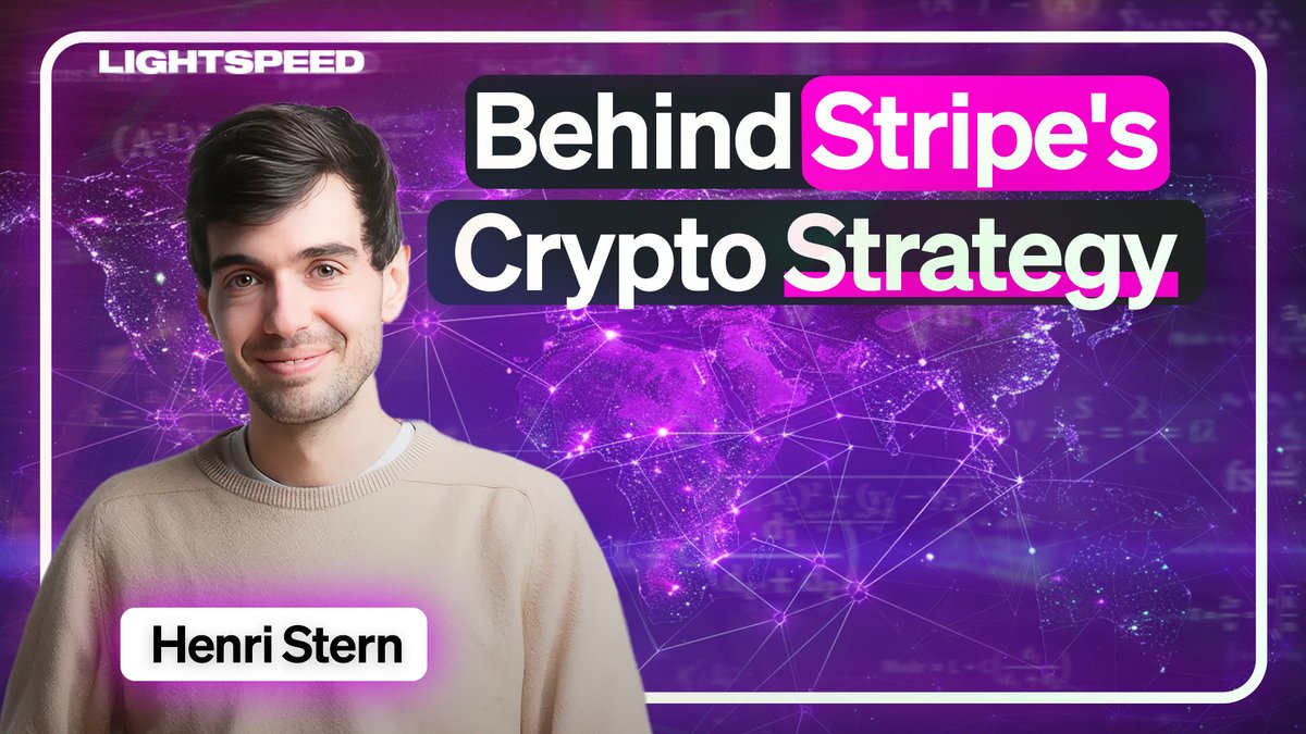 Lightspeedpodhq's tweet photo. New episode with @sternhenri @privy_io out now!

We discuss:
- Crypto payments
- @stripe's Privy acquisition 
- The business behind wallets
- Agentic payments, improving crypto &amp; more!

Links below ↓ https://t.co/GCbNEJWukJ