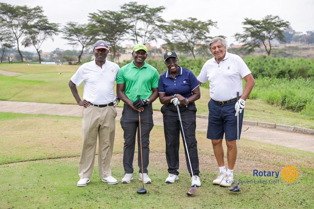 Kigo7LakesGolf's tweet photo. ⛳ The greens are alive with a powerful cause today…!!!

Sponsors, teams and Rotarians are teeing off with every swing fueling hope for mothers at Mama Kariisa Maternity Ward in Ntungamo.

#GolfingFellowship 
#RotaryInAction 
#RotaryEyamba 

@Rotary @rotaryd9214 @rotaryd9213 https://t.co/axLv9vdITV