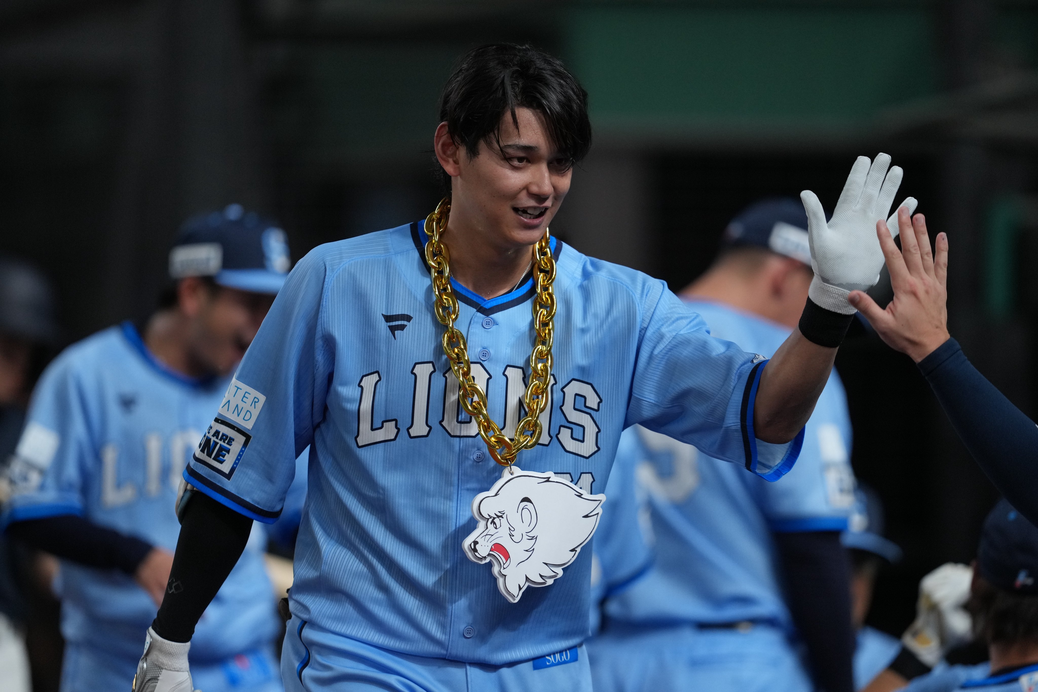 【新品未開封 非売品】西川愛也 ミニビッグチェーンネックレス 埼玉西武ライオンズ 埼玉西武ライオンズ ミニビッグチェーンネックレス 西川愛也