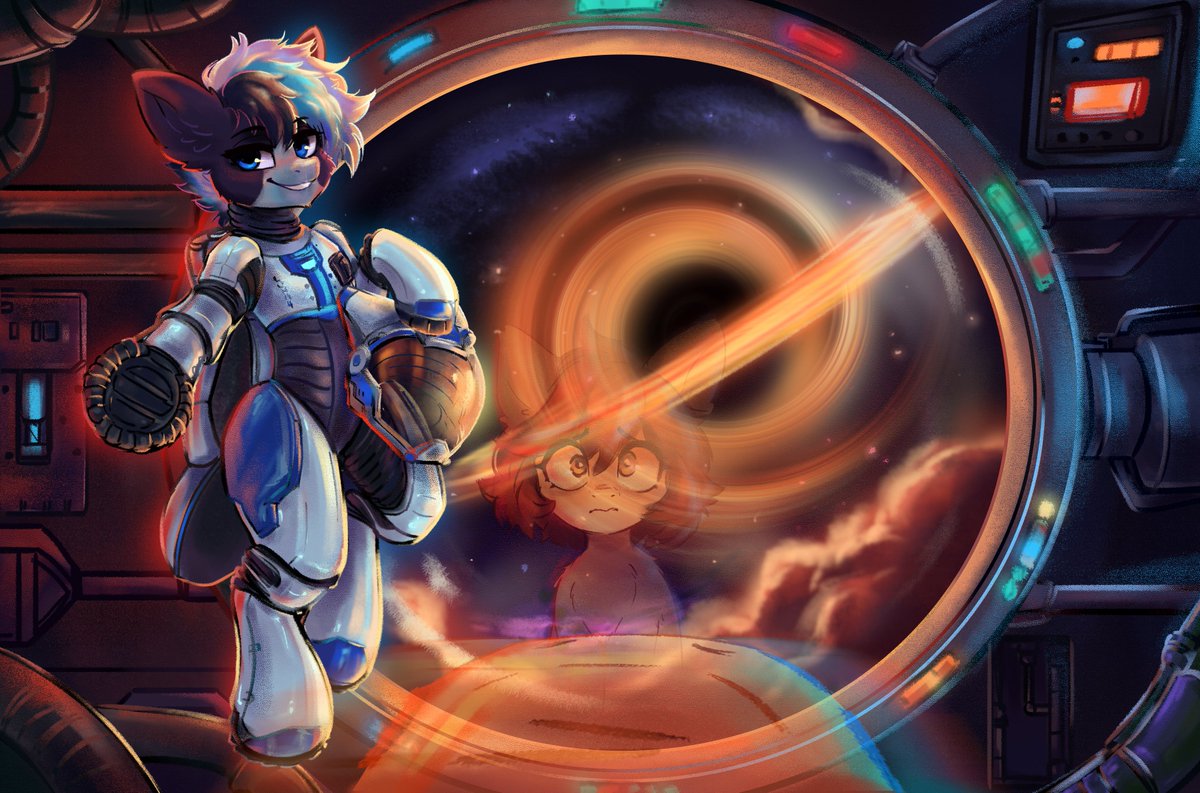 🚀 You’ve got an invitation to a space adventure! Will you accept?..
As for me, I’ll trust <a href="/Squall_WF/">Squall Windfeather</a>  🌌 Surely this honest face can’t be dangerous… or can it? 😏✨
#mlp #mylittlepony #cute #mlpart #Commission #Space #OC