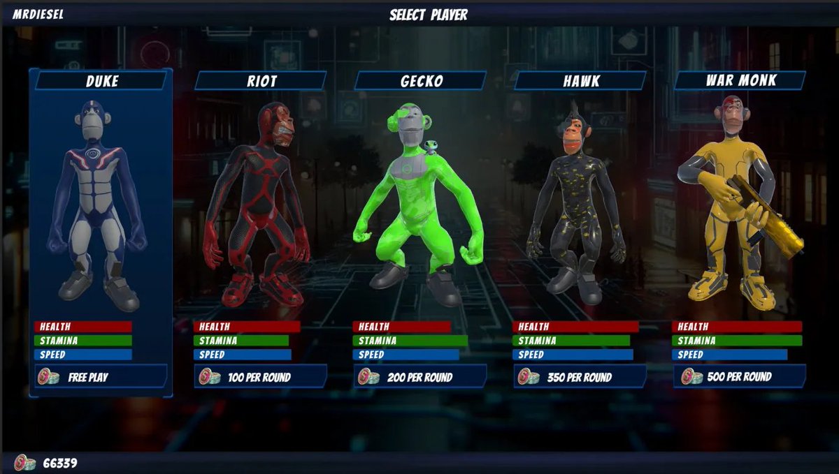 Meka Ape (@mekaape) on Twitter photo Duke, Riot, Gecko, Hawk and War Monk are coming to a Metaverse near you! Duke, Riot, Gecko, Hawk and War Monk are coming to a Metaverse near you!