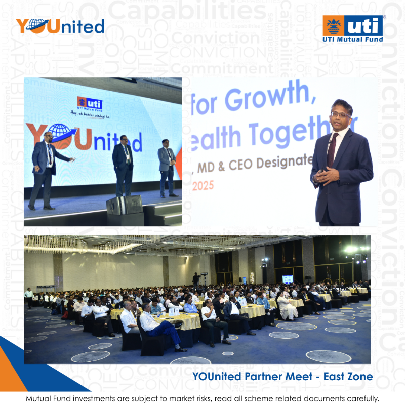 utimutualfund's tweet photo. We were honoured to host our esteemed Mutual Fund partners from the East Zone i.e. West Bengal, North East, Bihar, Jharkhand &amp; Odisha at UTI Mutual Fund's "YOUnited”. Our senior leadership and fund management team shared their vision and strategic perspectives.

#UTIMF #YOUnited https://t.co/x8SX1CXZBG