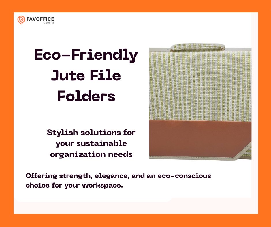 favofficegears's tweet image. Eco-Friendly Jute File Folders

Keep your documents neat and nature happy. The perfect blend of durability, natural texture, and professionalism for your office or study. Lightweight, durable and reusable.

#FileHolders #JuteFileFolder #DocumentFolder #FavOfficeGears