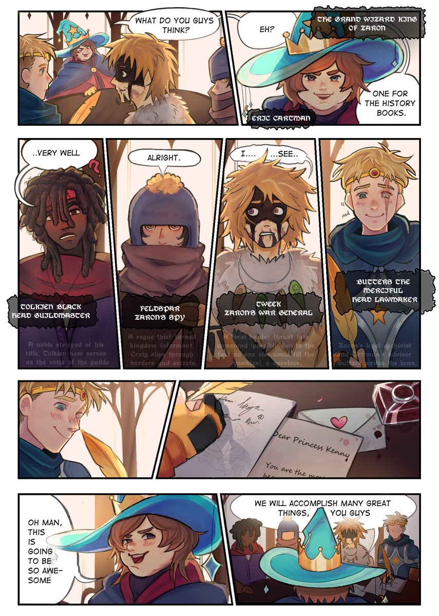 Page 4
Chapter 1 
Act 1 - Kupa Keep

. ✦ ݁ ˖
#southparkau  #southpark #southparkcomic