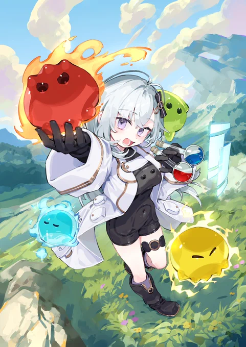 イラストレーターのきんしと申します。 直近のお仕事はファンタジー系が多いのですが、キャラクターデザインは得意としております!もしお手伝いできることがございましたら、ぜひ一度お声がけください!