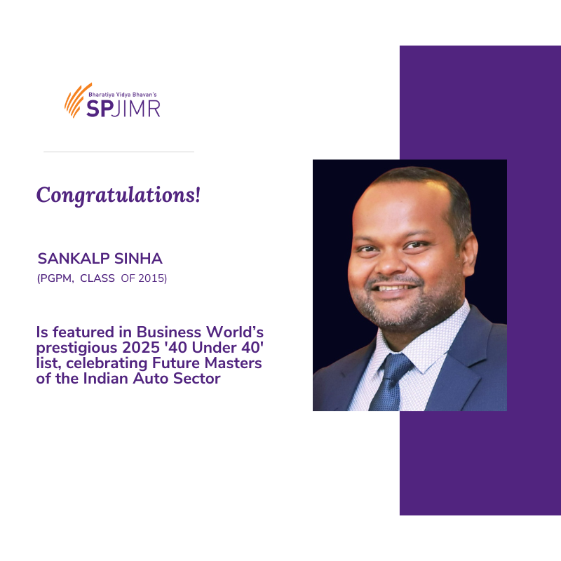 Alumni of SPJIMR tweet media