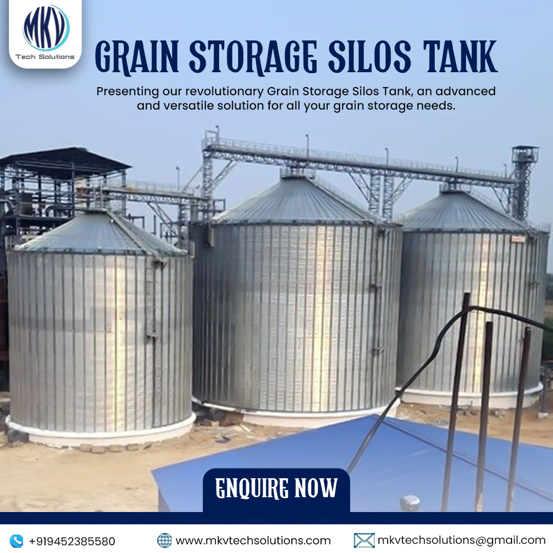 mkv_tech's tweet image. 🌾 Advanced Grain Storage Silos for Maximum Efficiency 🌾
MKV Tech Solutions presents Grain Storage Silos Tanks – a modern, durable.
📞 +91 9452385580
🌐 mkvtechsolutions.com

#GrainStorage #SilosTank #MKVTechSolutions #StorageSolutions #DurableDesign #AgricultureSolutions