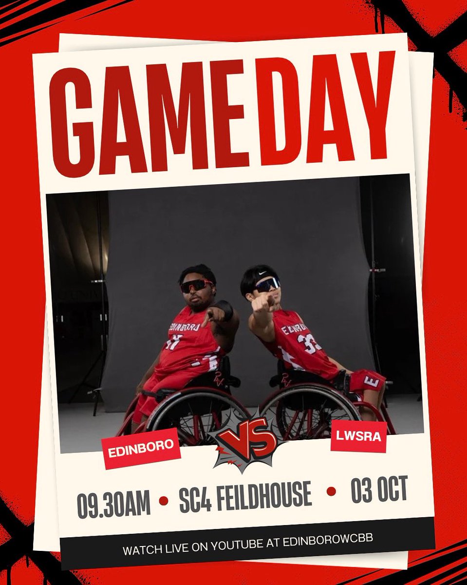 Edinboro Wheelchair Basketball tweet media