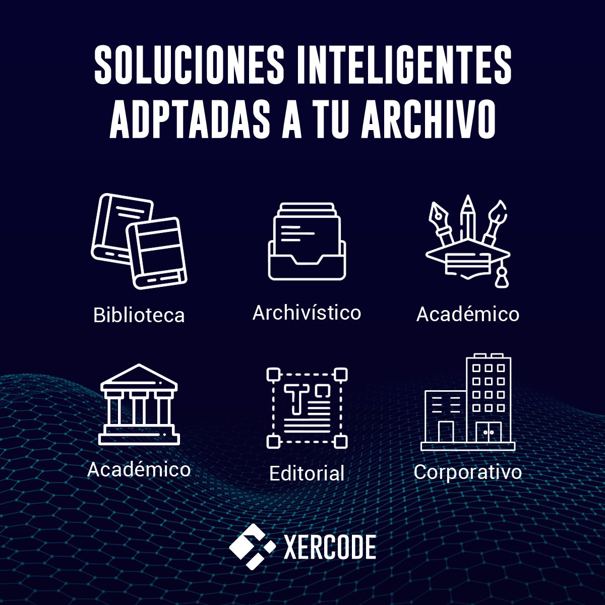 xercode's tweet image. 💡 En #Xercode llevamos la tecnología al servicio del conocimiento: bibliotecas, archivos, educación y cultura.

🚀 Soluciones como XeBook, XeArchive, XePreserve y XeJournal combinan innovación y experiencia para transformar digitalmente tu organización.