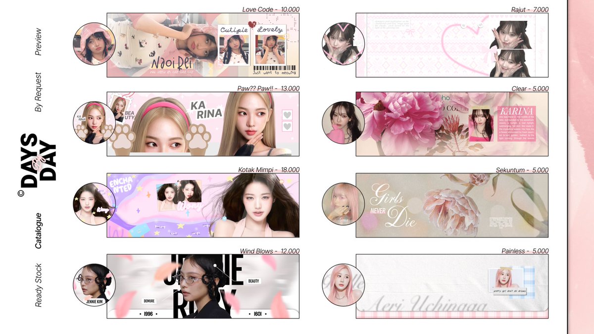 tasyndi's tweet photo. Jajan layout by req / request yukk? Pengerjaan start 12 jam aja, bisa in rush <with fee> juga dengan pengerjaan kurang dari 12 jam! #zonauang https://t.co/gbn8ayungL