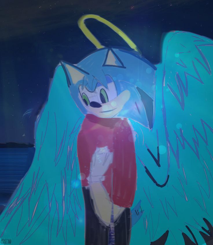 OdAngelSonadow's tweet photo. @astrxchoi Day3 - sparks 

🥀Nicky angel 🥀

#sonictober2025 #nickythehedgehog https://t.co/SKZZD2fut2