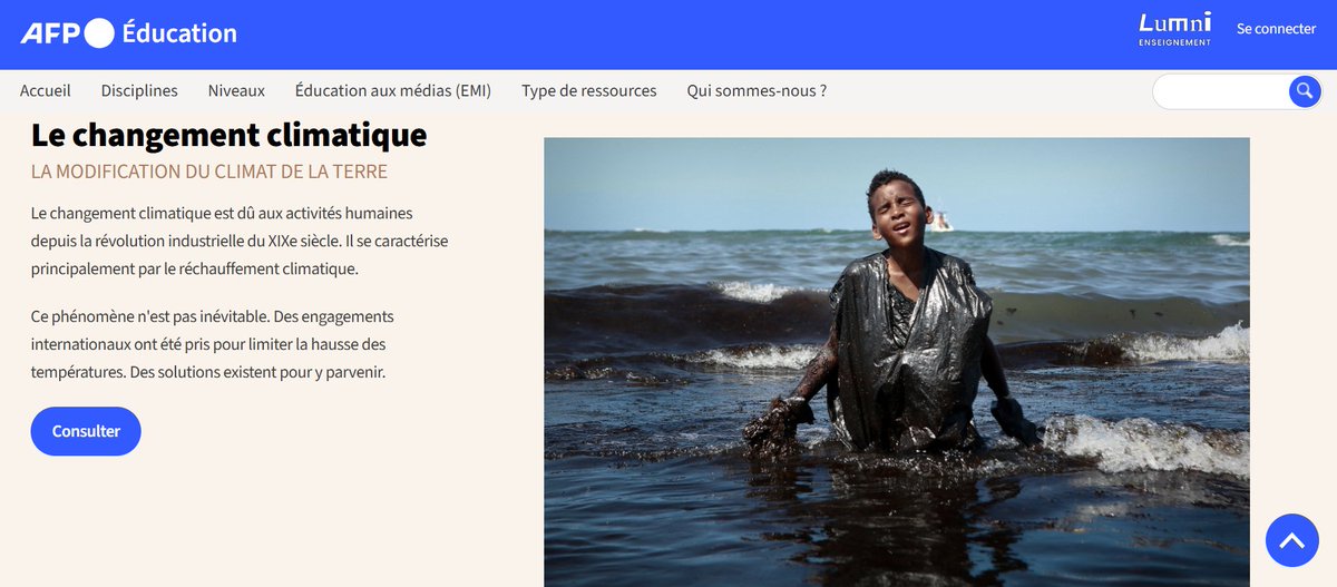 histgeo_edu_num's tweet image. [#Ress_Num]

🌡️Sur @LumniEnseignant , l'@AFP a réalisé un dossier sur le #ChangementClimatique avec des ressources pour les enseignants et pour les élèves

👉education.afp.com/?ticket=ST-150…
#EDD #DéveloppementDurable