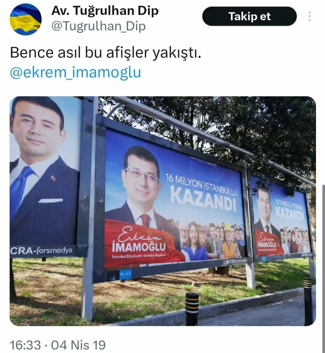 ‼️ Mossad ajanlarına bilgi satıp yakalanan Avukat Tuğrulhan Dip'in, Ekrem İmamoğlu'nu desteklediği ortaya çıktı! 

Şaşırdık mı ? 😃