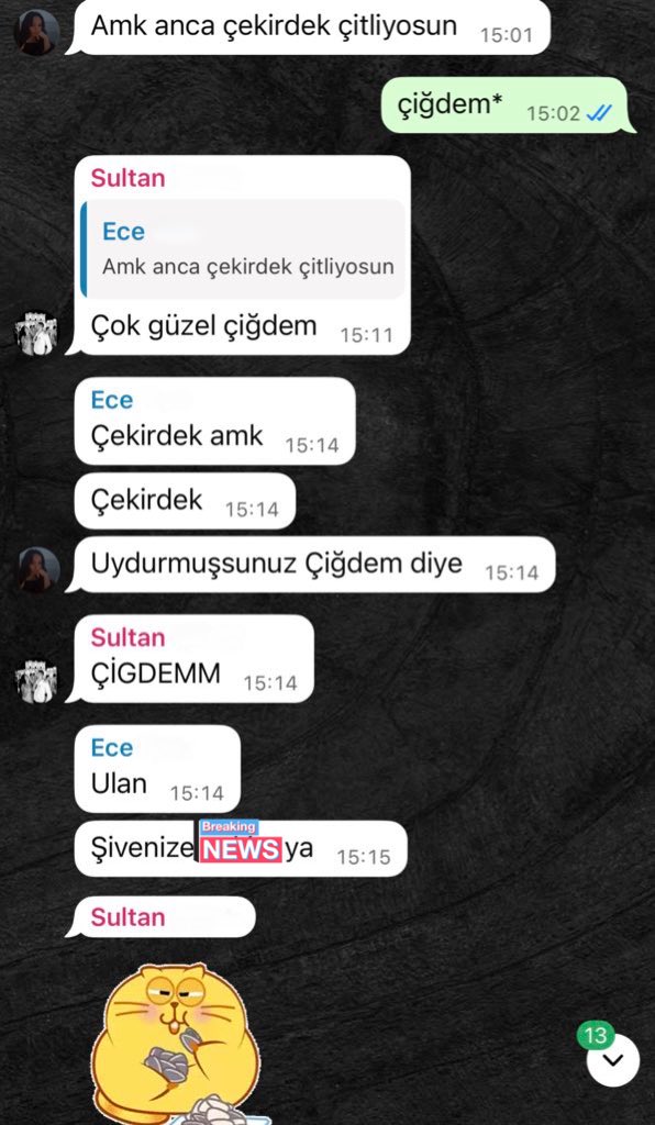 bizden(egelilerden) nefret ediyor