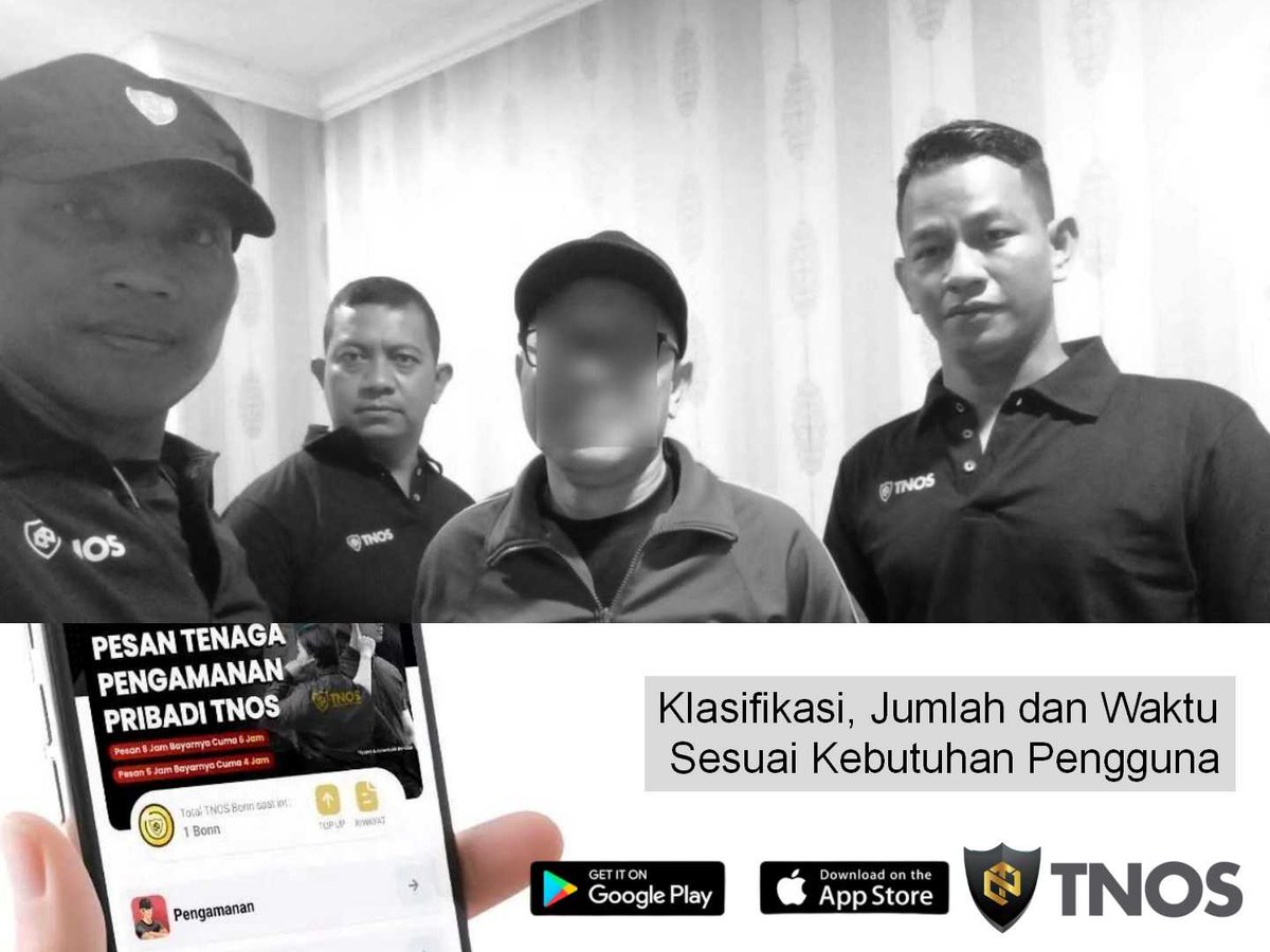 tnos_world's tweet image. Pengamanan pribadi dari aplikasi Tnos, donload di Play Store play.google.com/store/apps/det… atau App Store apps.apple.com/sa/app/tnos/id…
Perlu bantuan atau informasi lengkap hubung kami di 0811-9595-493 (WA)
Minimum order 3 Jam
#pengawalpribadi #securitysolution #tnosapp #securityservice…