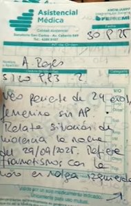 cabezamartini's tweet photo. 🔴Antonella Reyes denunció penalmente al futbolista Pablo Cepellini por haber sido agredida por él en Lima. La denuncia fue radicada en Maldonado y el futbolista está citado a audiencia el 10 de diciembre y se dispuso prohibición de acercamiento. Reyes aseguró que otras jóvenes la contactaron por lo mismo.