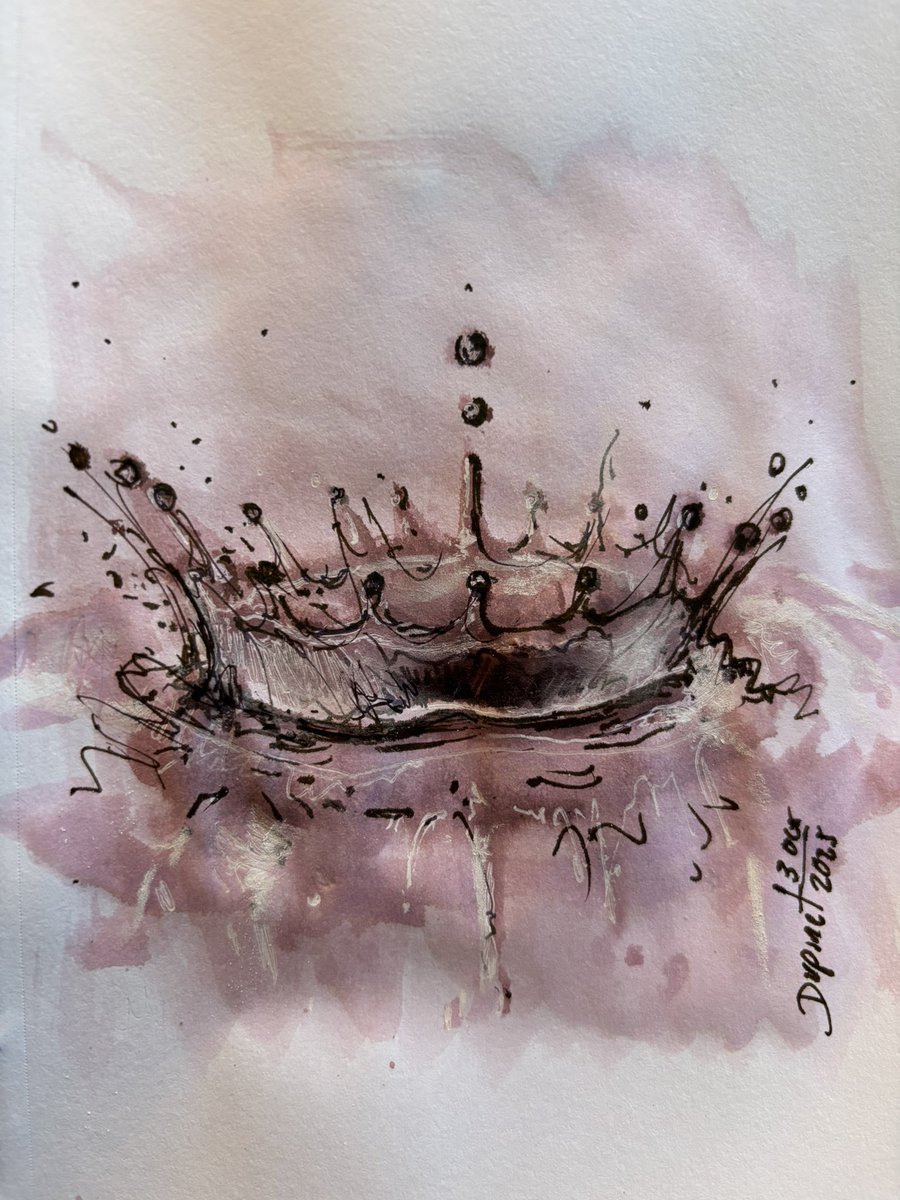 memoDupinet's tweet image. Crown #Inktober2025
