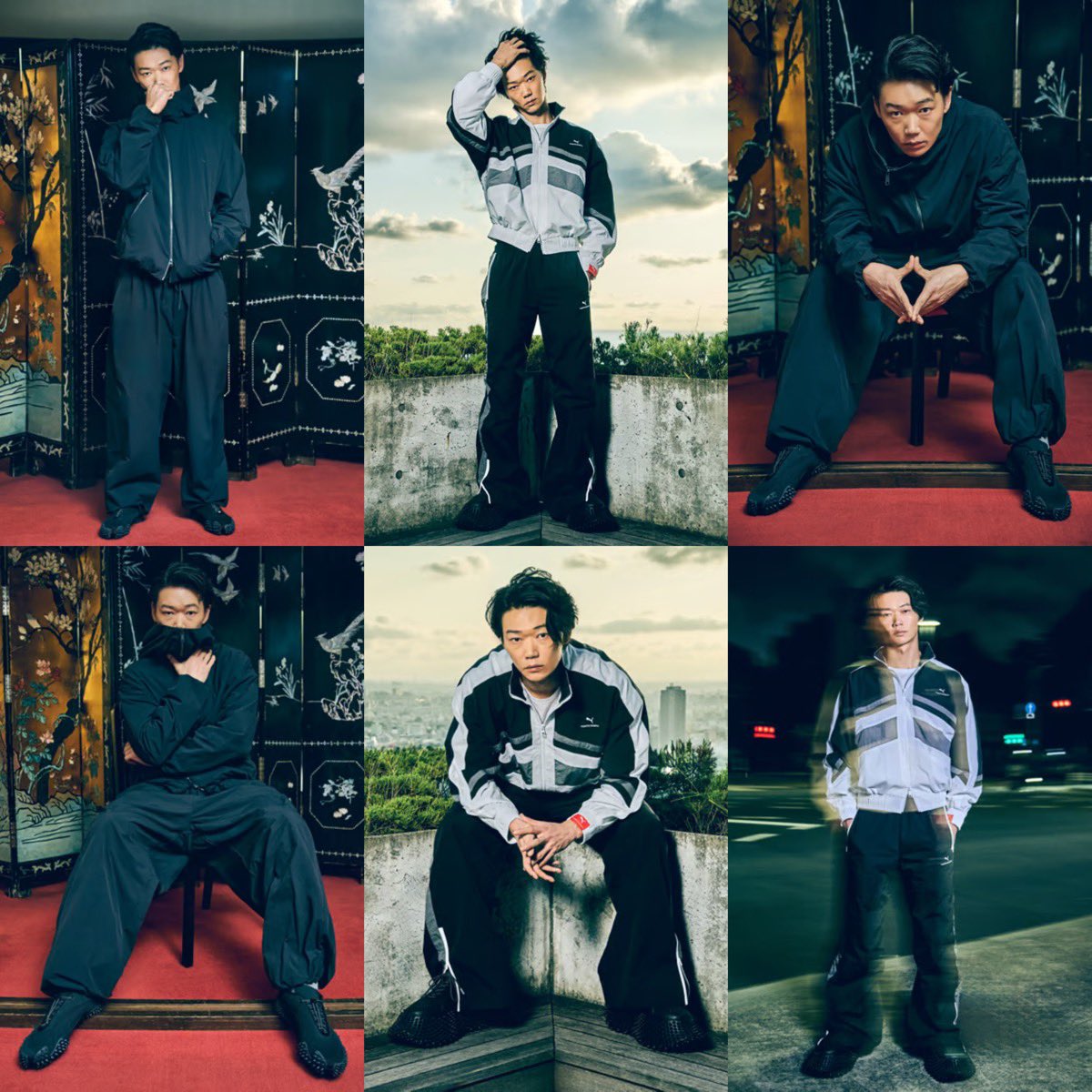 FUMITO GANRYU x Puma『Mostro XC 3D “Black”』 & コラボアパレルが 