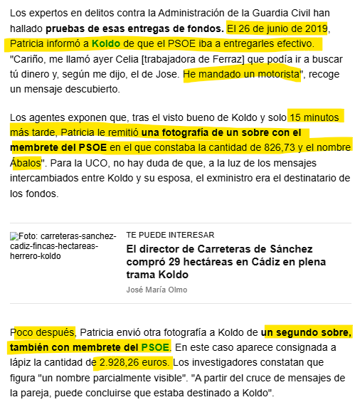 FroilLannister's tweet image. Jajajaja. Intervienen en el teléfono de la ex mujer de Koldo un cruce de mensajes, diciendo Patricia que le han llamado de Ferraz para que fuera a recoger el dinero de Jose Luis y del propio Koldo. Le informa que ha mandado a un "motorista" (lenguaje del crimen organizado) y 15…