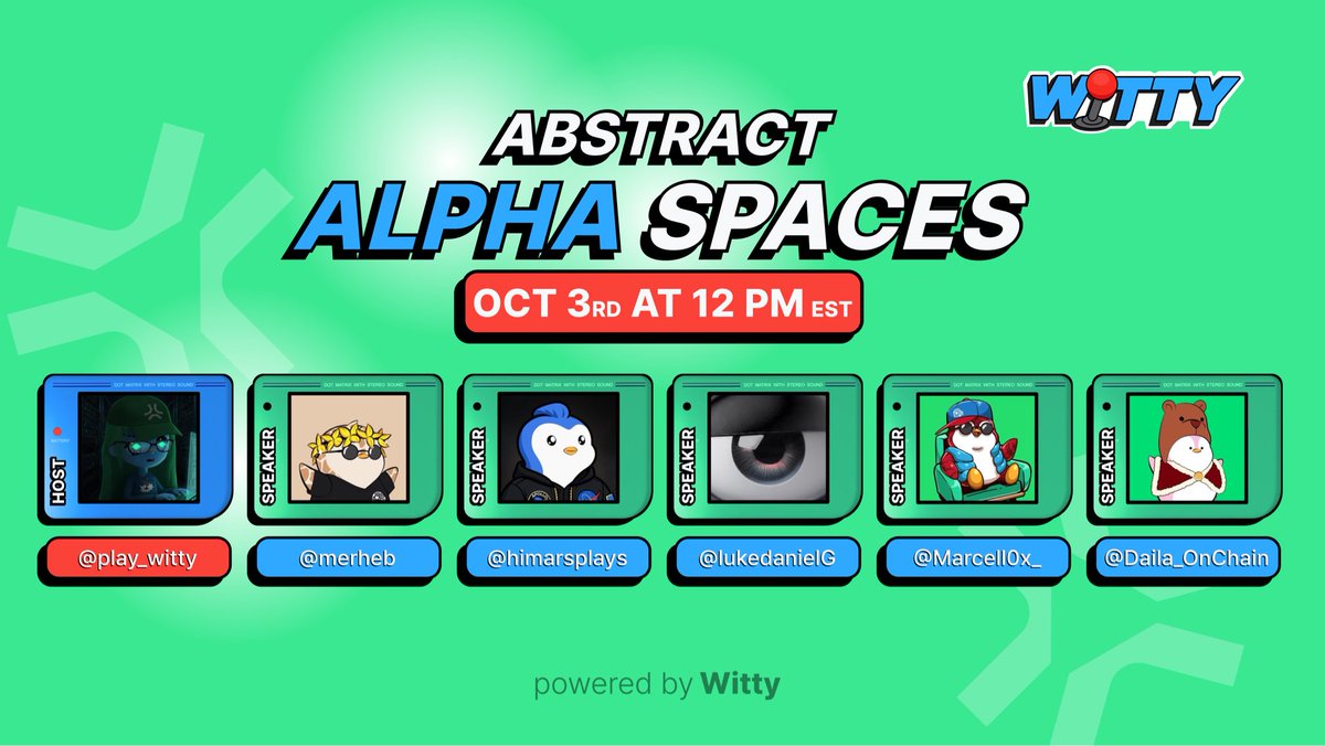 Let’s talk about Abstract ✳️

Today at 12 PM EST

Set a reminder below 👇