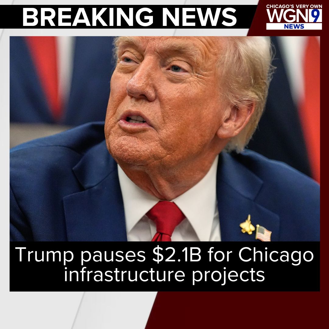 White House budget director Russ Vought said the Trump administration will withhold $2.1 billion for Chicago infrastructure projects, expanding funding fights that have targeted Democratic areas during the government shutdown.

Read more: tinyurl.com/3zunkwtf