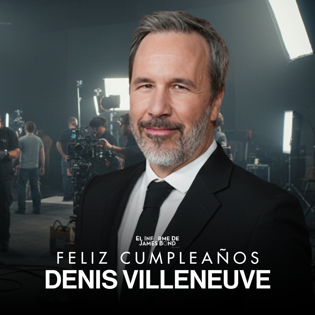 Hoy está de cumpleaños el cineasta canadiense Denis Villeneuve.  Es el encargado de dirigir la próxima película de James Bond, una noticia que emociona tanto a fans del agente 007 como a amantes del cine de autor.

Joyeux anniversaire!!

#JamesBond  #Bond26 #DenisVilleneuve