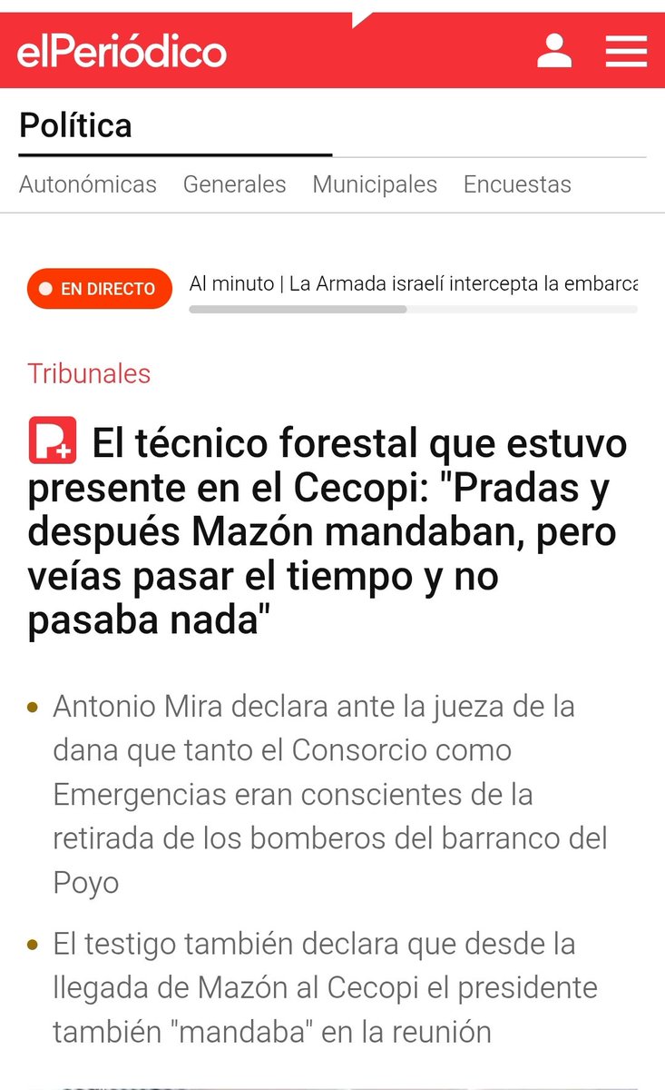 Os cuento esto:

La jueza de la Dana sigue imparable con la instrucción.

Hoy ha declarado otro bombero forestal, básicamente ha venido a contar lo que ya sabemos.

El CECOPI fue un caos, Salomé Pradas no tenía ni puta idea, Jorge Suárez, el subdirector de emergencias, ya le dijo
