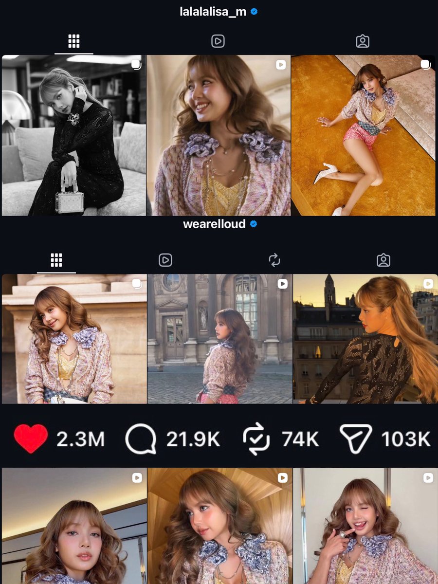 ตอนนี้ทั้งแอคหลัก และค่าย มีหลายโพสต์ให้เอนเกจ ไปเอนเกจกันด้วยนะ

💛Like, repost, bookmark 1 ครั้ง/แอค

💛Comment พิมพ์ข้อความปกติ ไม่ใส่แต่อิโมจิอย่างเดียว

💛Share ส่งได้ไม่จำกัด แนะนำให้กดส่งในช่องข้อความส่งได้ทีละ > 10 แอค และแชร์ลง story ลง 17 รูป แชร์ 17 ครั้ง

#LISAxLVSS26