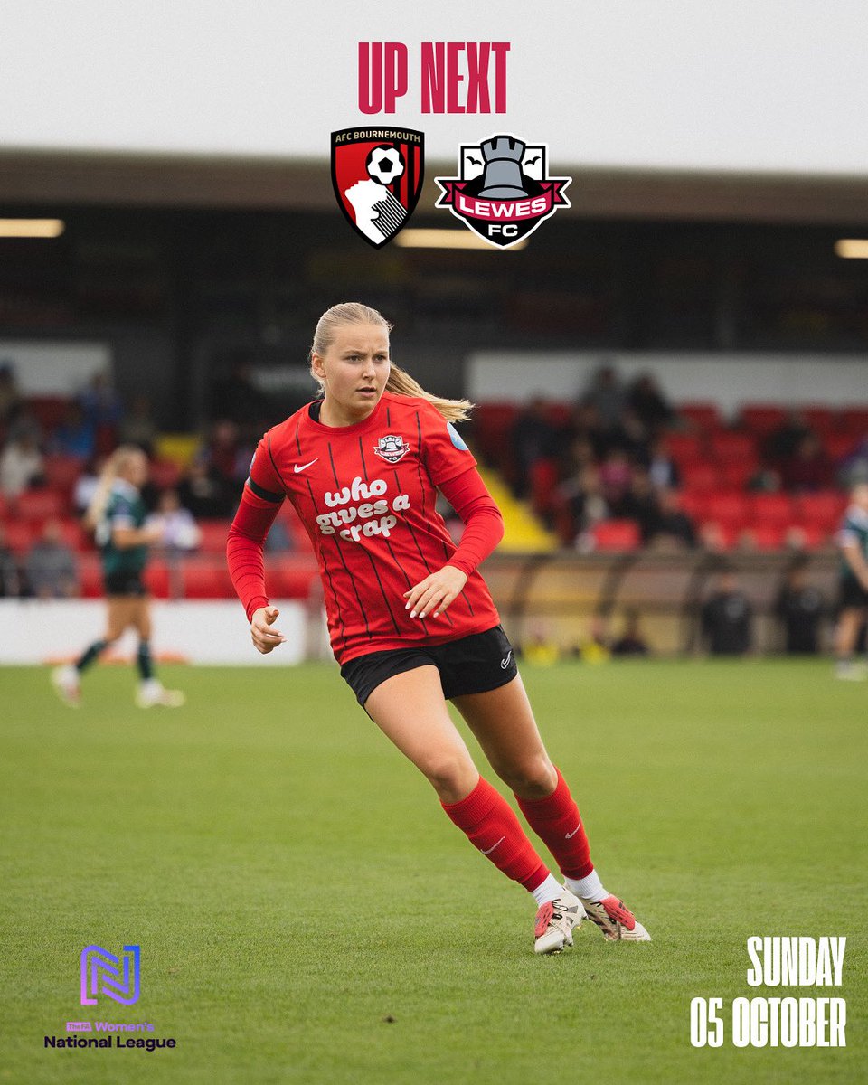 LewesFCWomen's tweet image. We travel to AFC Bournemouth this Sunday as we return to the league 👊

See you there? 👀

#COYR🔴⚫️