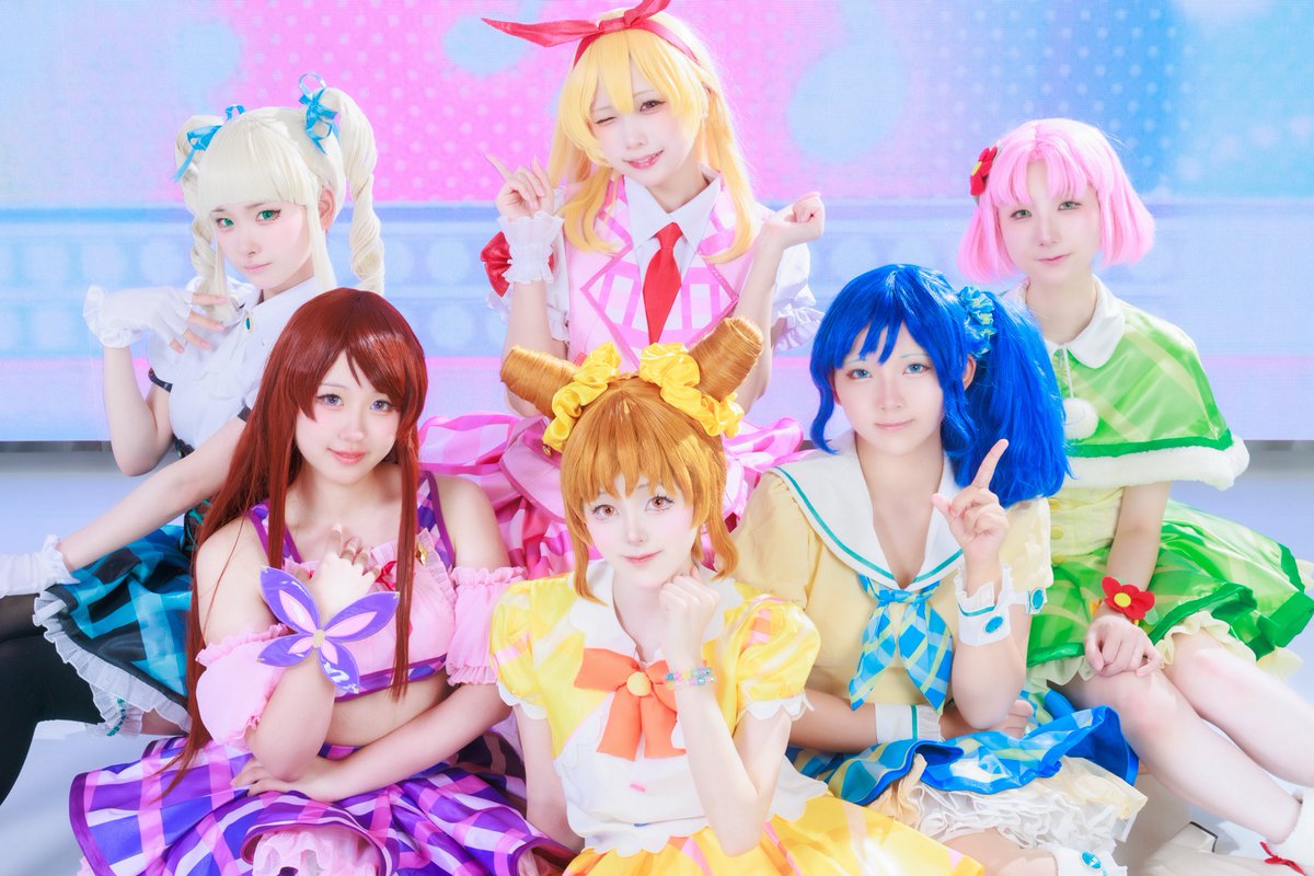⚠︎cosplay⚠︎ アイカツ！ 星宮いちご:@CTyza4 霧矢あおい:@cos_rio_