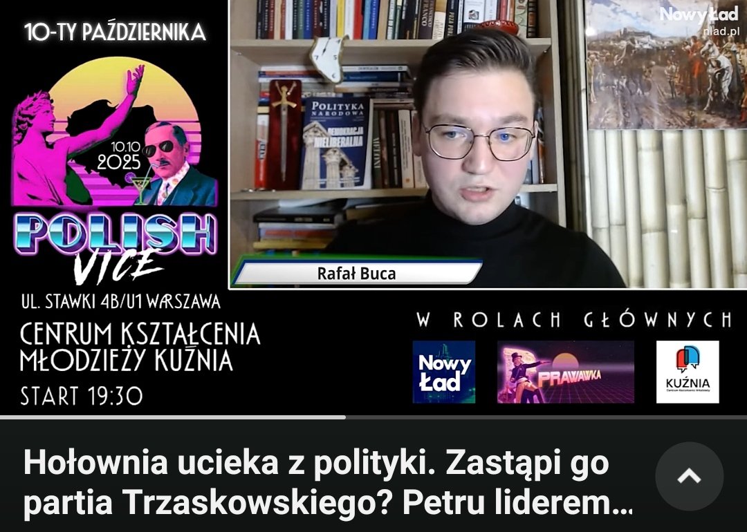 Bardzo ciekawe reklamy pod najnowszymi filmami na <a href="/nowylad/">Nowy Ład</a> 👀

Zapraszam na studencką integrację do <a href="/CentrumKuznia/">Centrum Kształcenia Młodzieży Kuźnia</a> już 10 października o 19:30 

A tutaj dzisiejszy przegląd polityczny 👇🏻
youtu.be/Zkvwq0KiBDM?si…