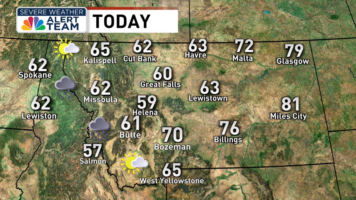 Unsettled weather is expected to continue today with spotty showers. Daytime highs will be in the 60s and low 70s.

bit.ly/4pTx1Oo