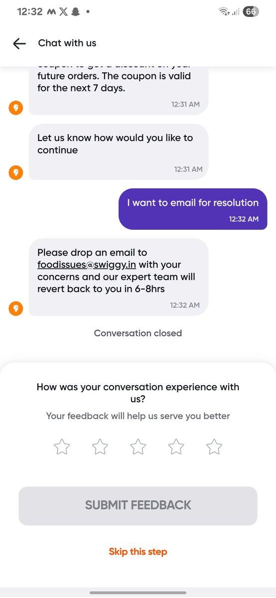 arora_maheep's tweet photo. Nowadays @SwiggyCares @Swiggy is just like give us your money and we dknt give a damn whatever you get, we just need our money. Custoners can go and f*** themselves @jagograhakjago https://t.co/yxmvZsdt2Z