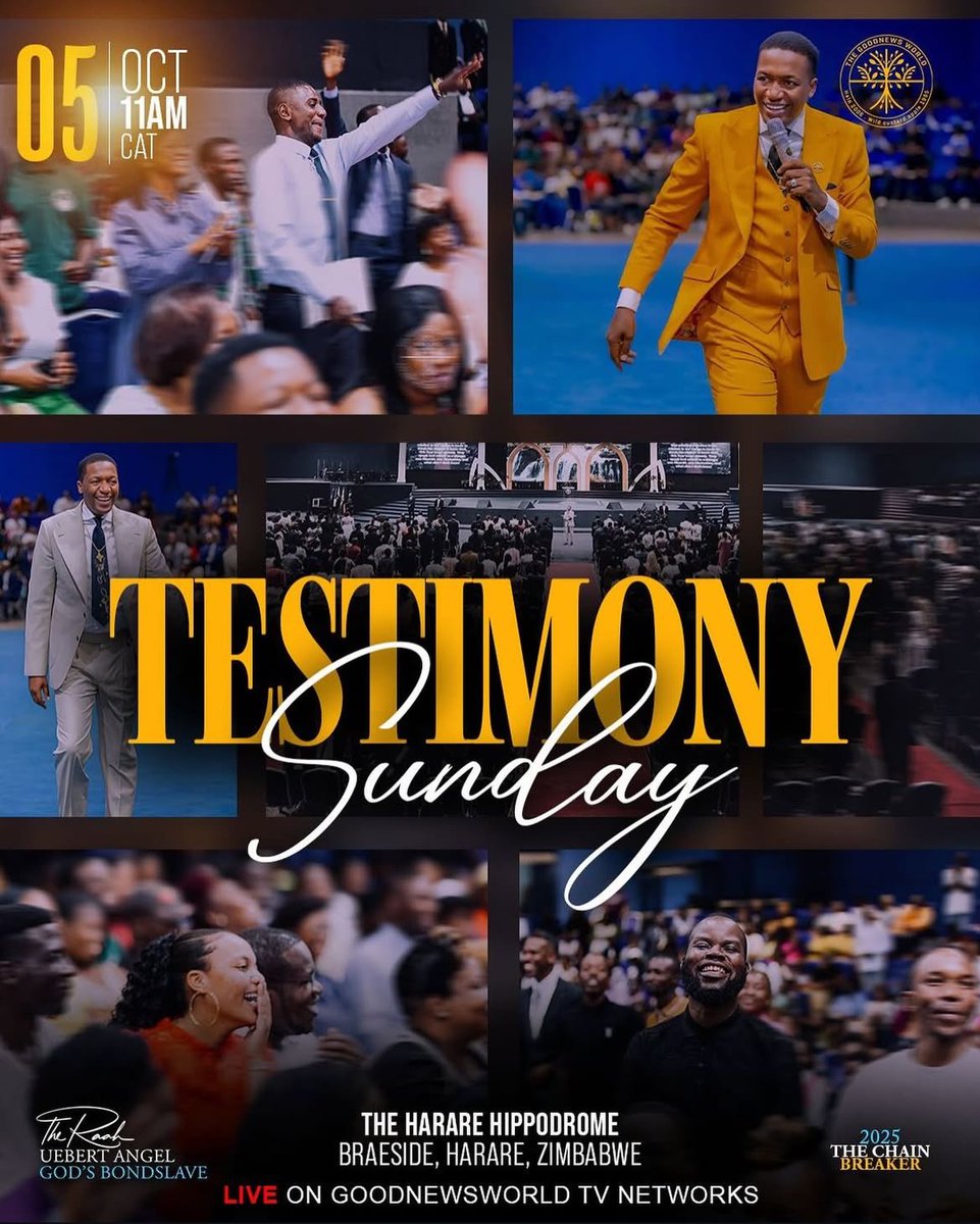 UebertAngel's tweet photo. Come and hear extraordinary testimonies that will give you your miracle. This SUNDAY at 11AM (CAT) https://t.co/eUKkZiVih6