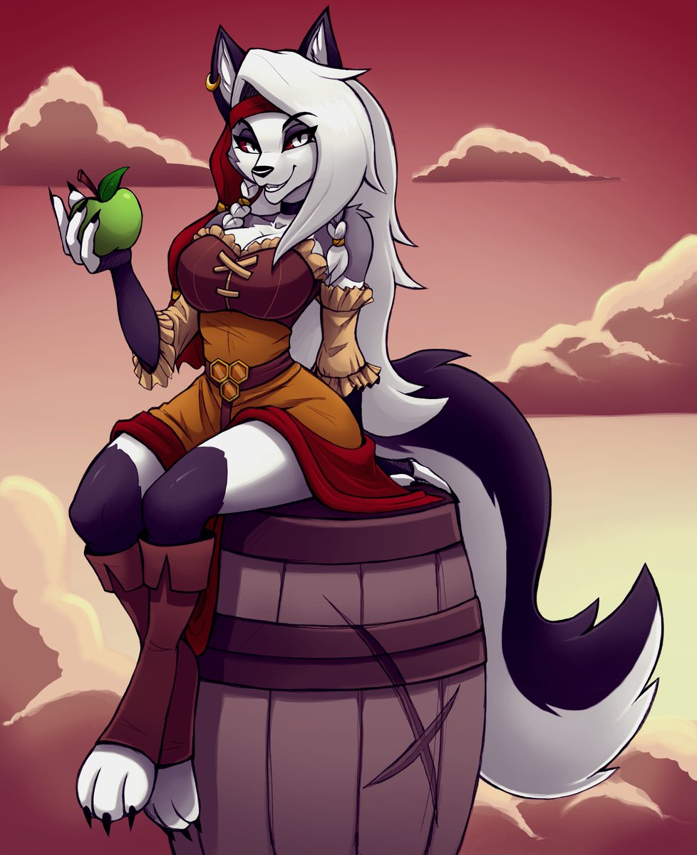 Halloween season is here so have a pirate Loona🏴‍☠️
#HelluvaBoss 
#HelluvaBossLoona