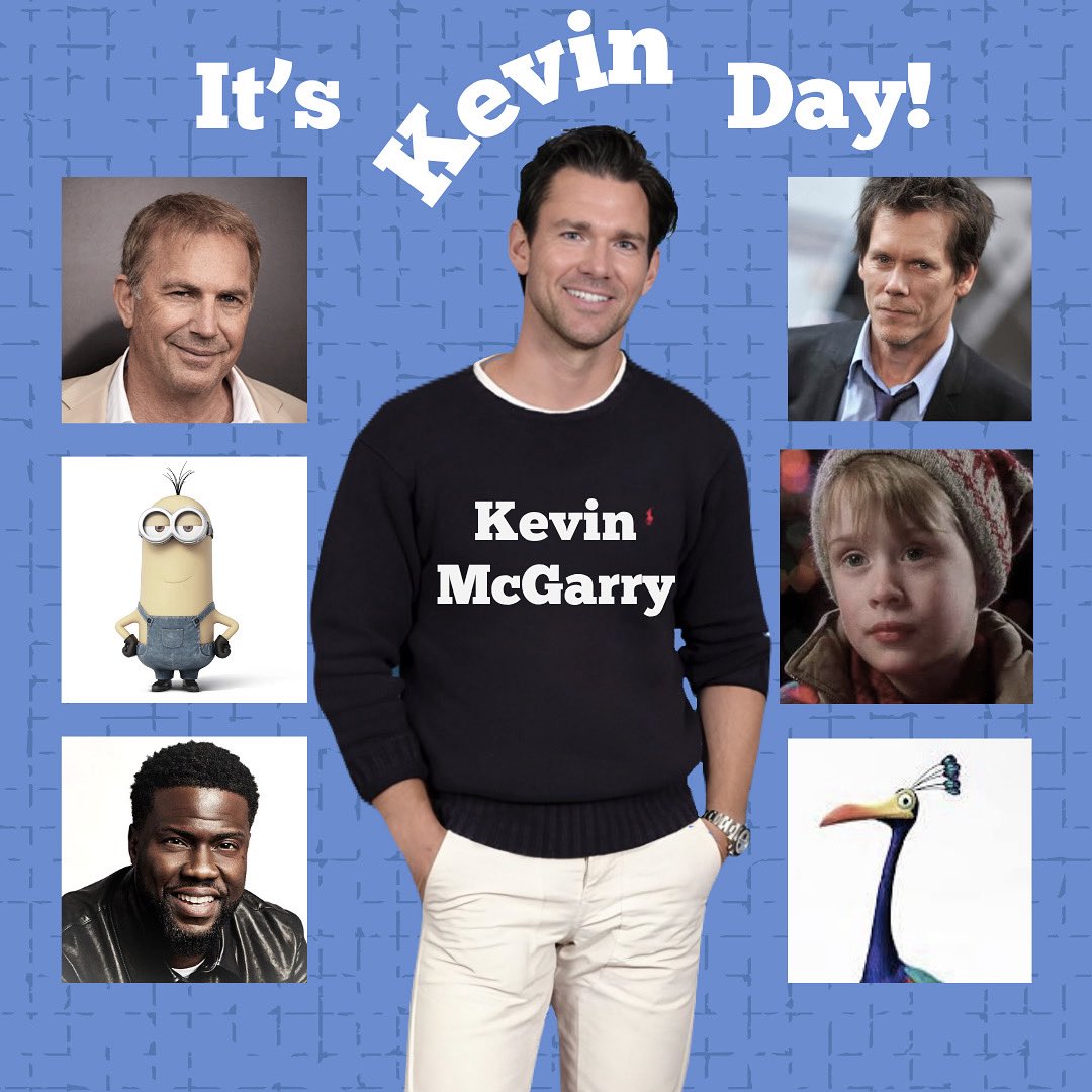 Happy Kevin Day!  We’re celebrating our favorite Kevin, the McGarry guy who plays Nathan Grant on Hallmark Channel’s When Calls the Heart! #mcgarries #kevinmcgarry