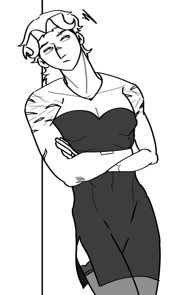 Psych0punktw1nk's tweet image. Lost to a dare💢 

//#mohawkwilliam #invincible #doodle