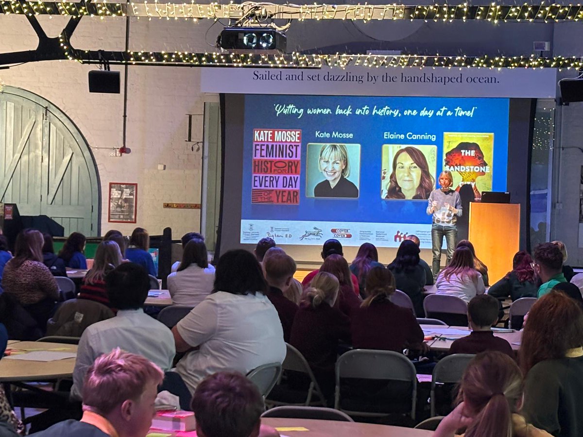 Culture_SwanUni's tweet photo. 'Putting Women Back Into History, One Day at a Time' was on the agenda at this morning's exclusive secondary schools event workshop with the author of 'Feminist History for Every Day of The Year' and @WomensPrize founder Kate Mosse and workshop leader @ecanning9123 . https://t.co/9UiMjysjJv