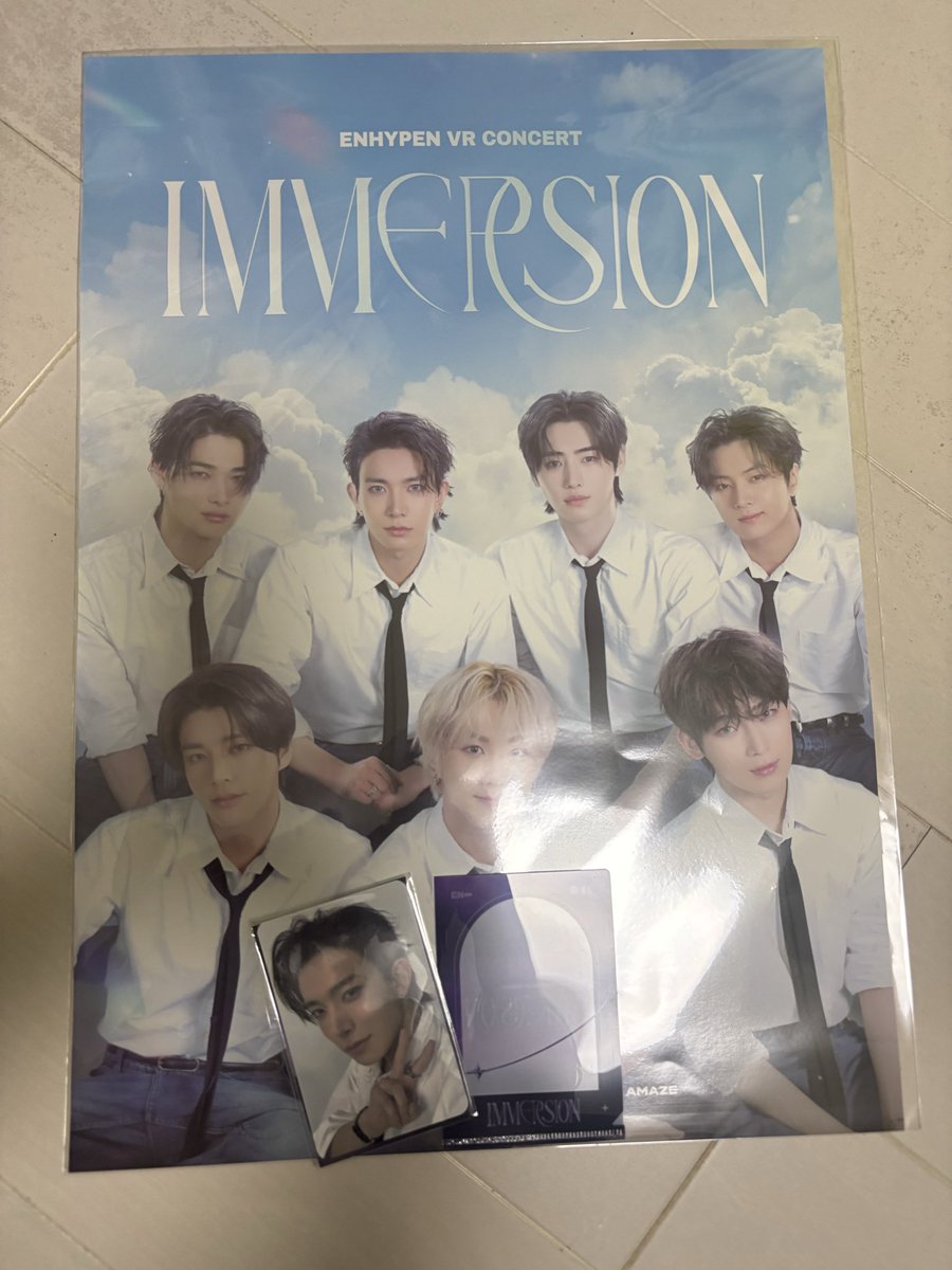 今日は梅田にENHYPENのVRConcert見に行ってきた(*^^*)
めちゃくちゃ良かった。全員が神席に納得👍