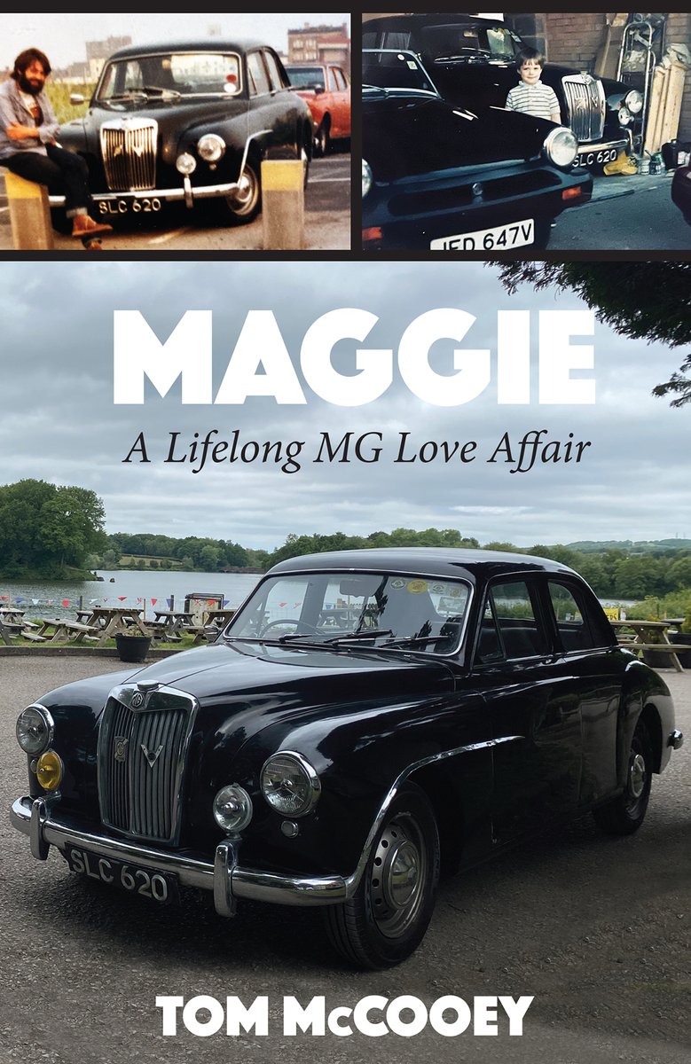 'Maggie wasn’t much to look at. But to young Tom McCooey, strapped in the driver’s seat, smelling brittle leather and gripping the huge steering wheel, the old MG Magnette in the garage was more than just his dad’s old motor...'  scratchingshedpublishing.com/products-page/… #Cars #MG