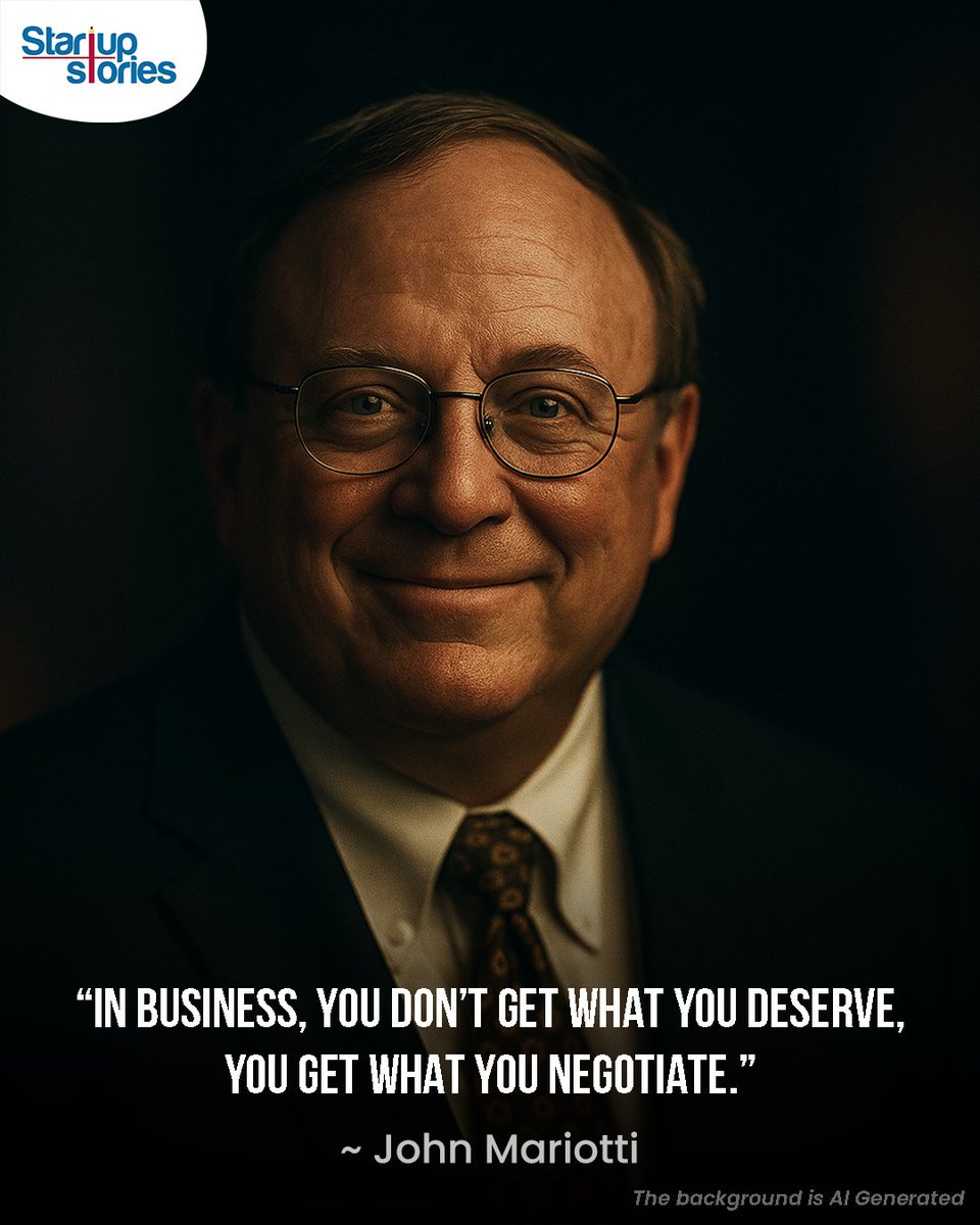 stories_startup's tweet image. Effort is important, but communicating your value is everything. Don't just work hard make sure you're negotiating your worth. 

#KnowYourWorth #NegotiationPower #ValueProposition #BusinessSuccess #EntrepreneurMindset #JohnMariotti #StartupStories #MotivationalQuotes #Quotes