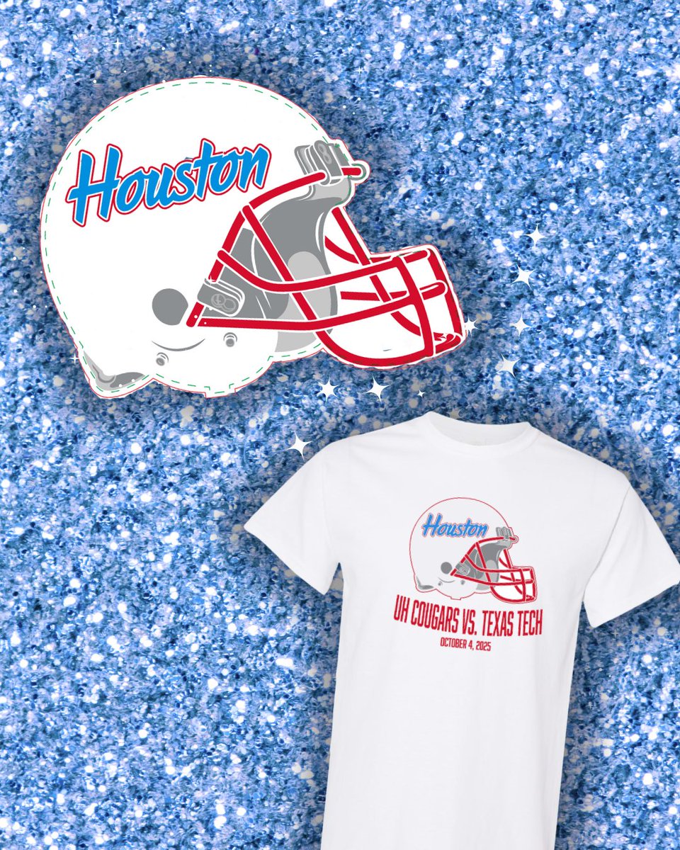 “And, baby, that’s show business for you…” , but tomorrow? It’s Cougar business. 🩵 Party on the Plaza is TOMORROW, and the first 250 attendees get a Houston Blue Helmet Hand Fan. The first 250 fans to snag autographs also score a free Houston Blue tee.  bit.ly/3IM0qt8