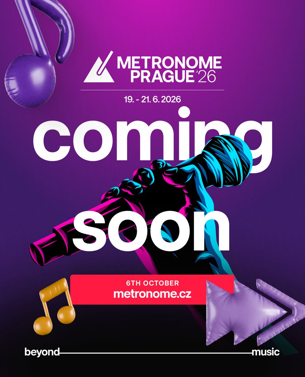 6 October ➡️ metronome.cz