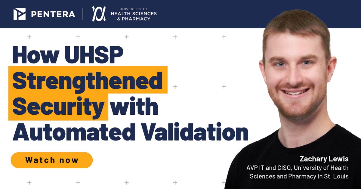 TylerBJeffrey's tweet image. The University of Health Sciences and Pharmacy unlocked real ROI with Pentera.
✔️ Saved budget on third-party testing
✔️ Reduced cyber team workload
✔️ Faster remediation with continuous validation
See their CISO's full story 👉 okt.to/KR5vwT
#SecurityValidation