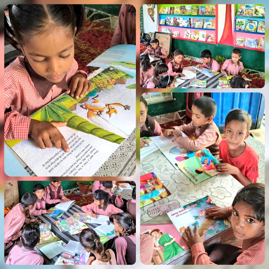 cdoamethi's tweet image. अमेठी के परिषदीय विद्यालयों में बच्चों की पठन क्षमता व भाषा दक्षता में सतत सुधार 📚
डिजिटल लर्निंग टूल्स, सक्रिय पुस्तकालयों व नवाचारों से शिक्षा हो रही है अधिक रोचक व गुणवत्तापूर्ण। ✨