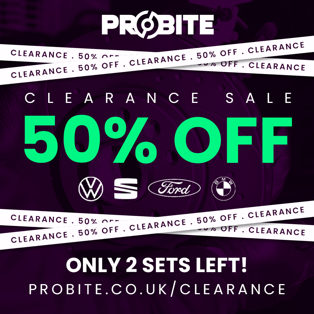 ProbiteBrakes's tweet photo. 🚨 LAST CHANCE CLEARANCE SALE 🚨
Our 50% OFF Clearance Sale is still on, but stock is running out fast! Don’t miss out, once they’re gone, they’re gone!
Shop now: https://t.co/o5f687JTF1
#Probite #ProbiteBrakes #PerformanceBrakes #Sale #ClearanceSale #CarParts #BrakeDiscs https://t.co/uY4Gz28fpP