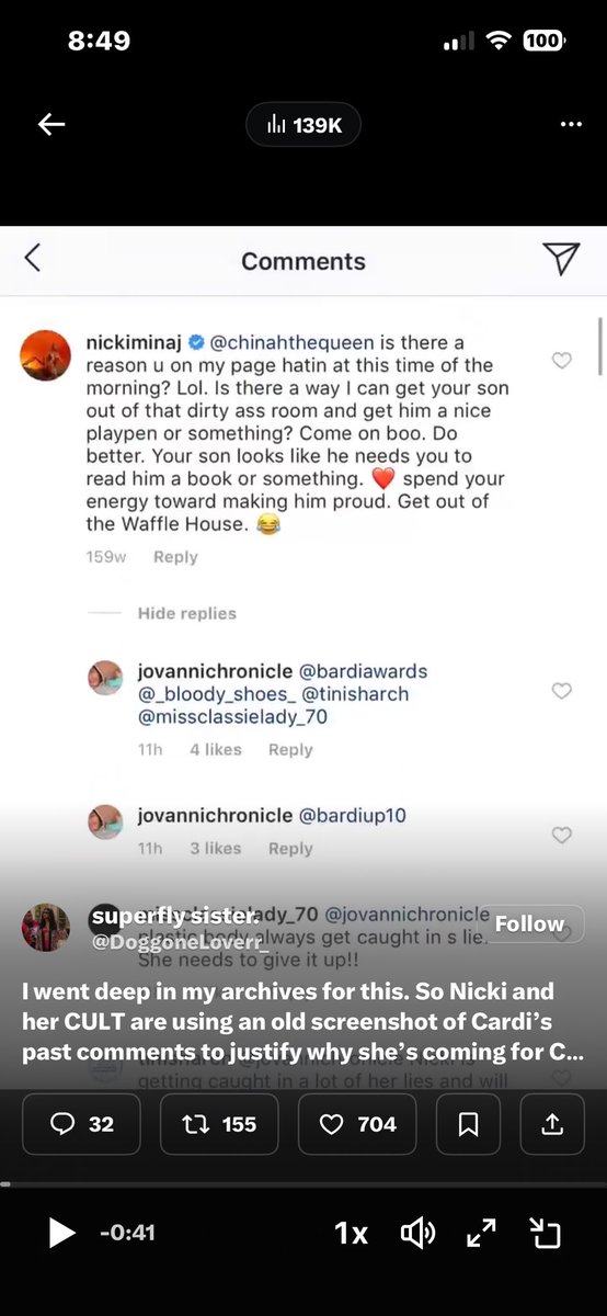 _jarise's tweet photo. @iamcardib This is her Karma 🤷🏾‍♀️ https://t.co/6Nz2SRB8Kq