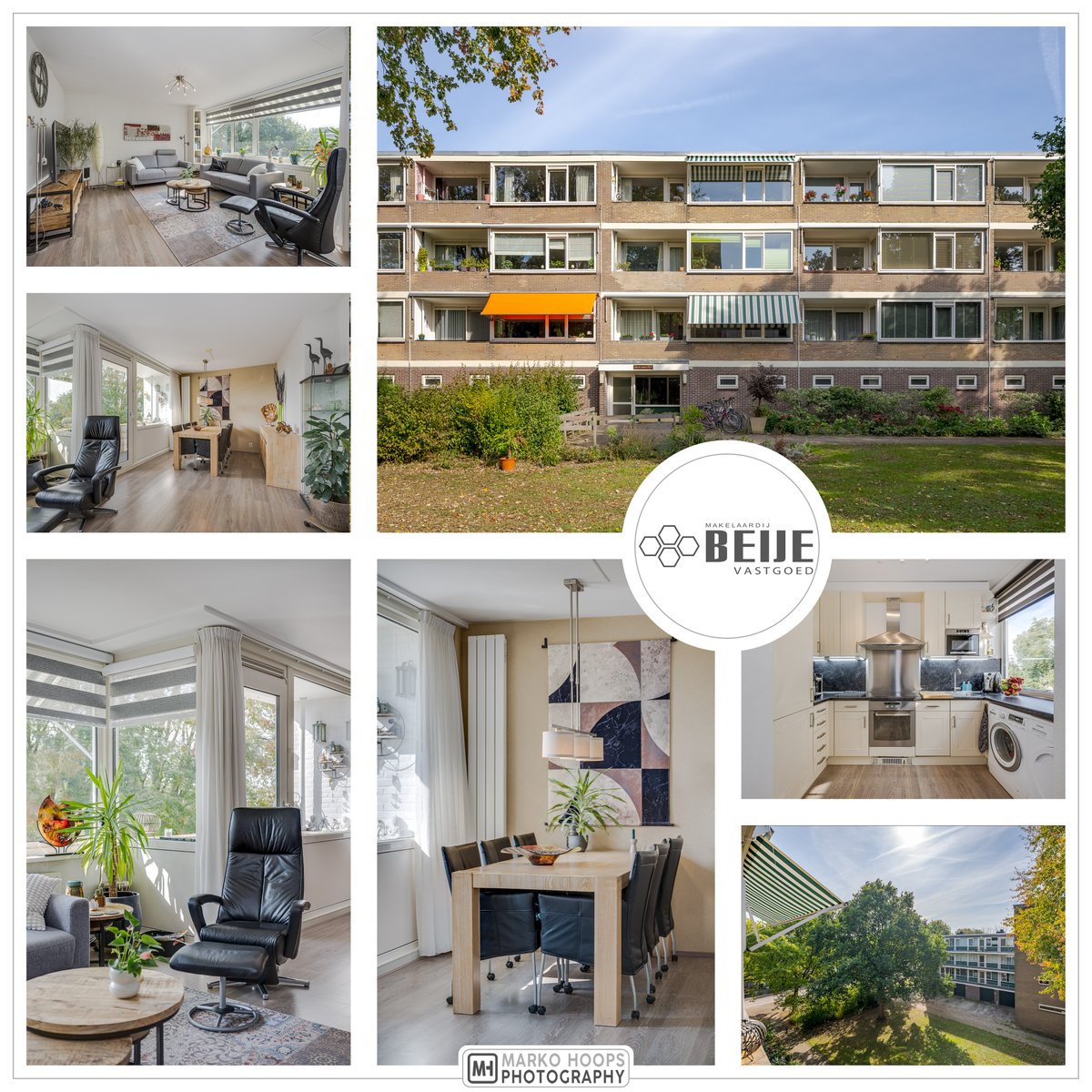 Nieuw te koop in #Voorschoten Aan de Tsjaikovskilaan 33, in de groene en ruim opgezette wijk Adegeest,  vindt u dit lichte en goed ingedeelde driekamerappartement op de  bovenste verdieping. Het appartement beschikt over een zonnig balkon op  het zuidwesten, een eigen berging in