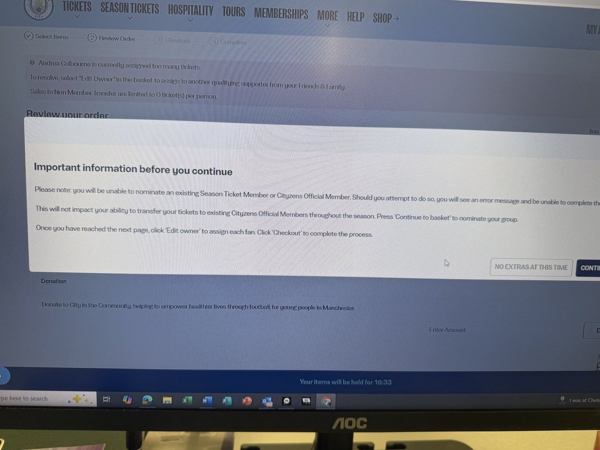 AndieCon's tweet photo. @ManCityHelp afternoon, If I add three non members, does that mean I can’t use my friends and family who have ST ?? It’s only because of this message that isn’t very clear https://t.co/eO6QLcJA0S